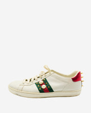 Tenis Gucci Ace Perlas 37.5