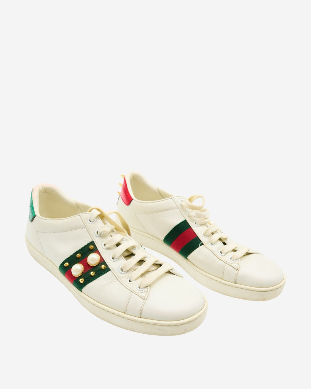 Tenis Gucci Ace Perlas 37.5