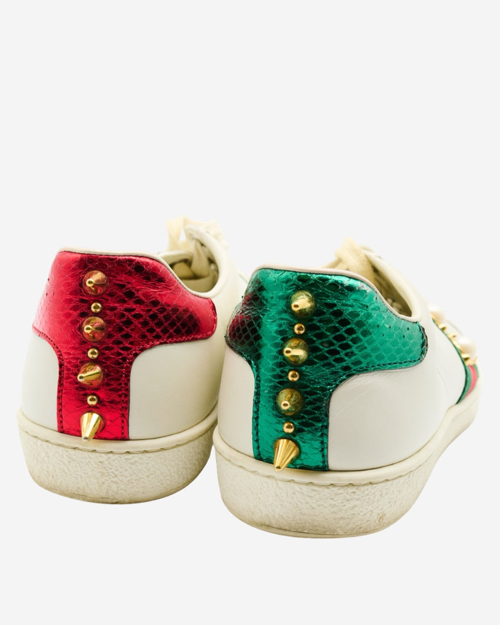 Tenis Gucci Ace Perlas 37.5