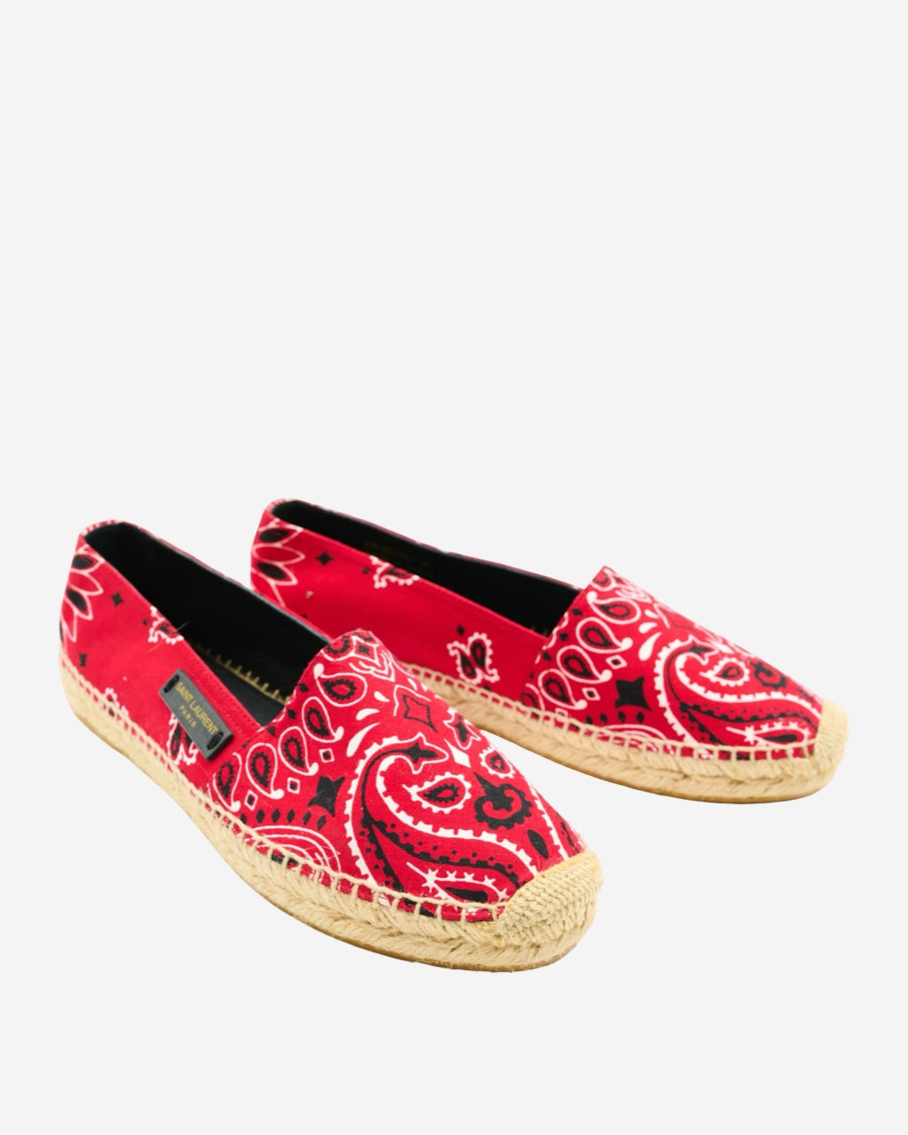 Alpargatas Saint Laurent Tessuto Bandana 36