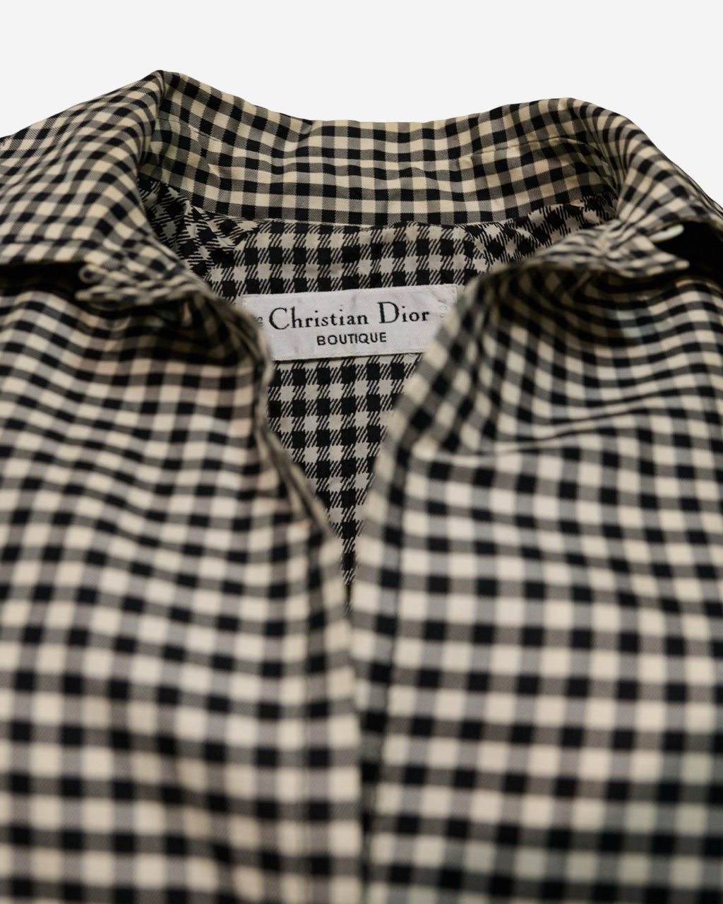 Abrigo Dior Gingham x Gianfranco Ferrè M