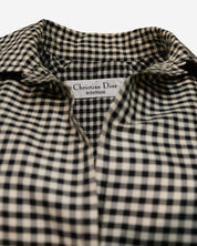 Abrigo Dior Gingham x Gianfranco Ferrè M