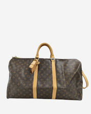 Louis Vuitton Keepall 55 Bandouliere Monogram Bag
