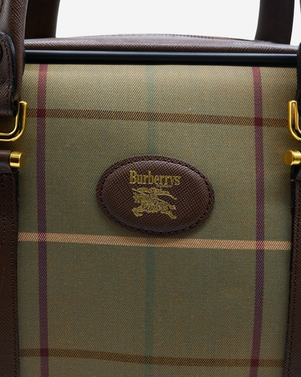 Bolsa Burberry Check Boston Nova