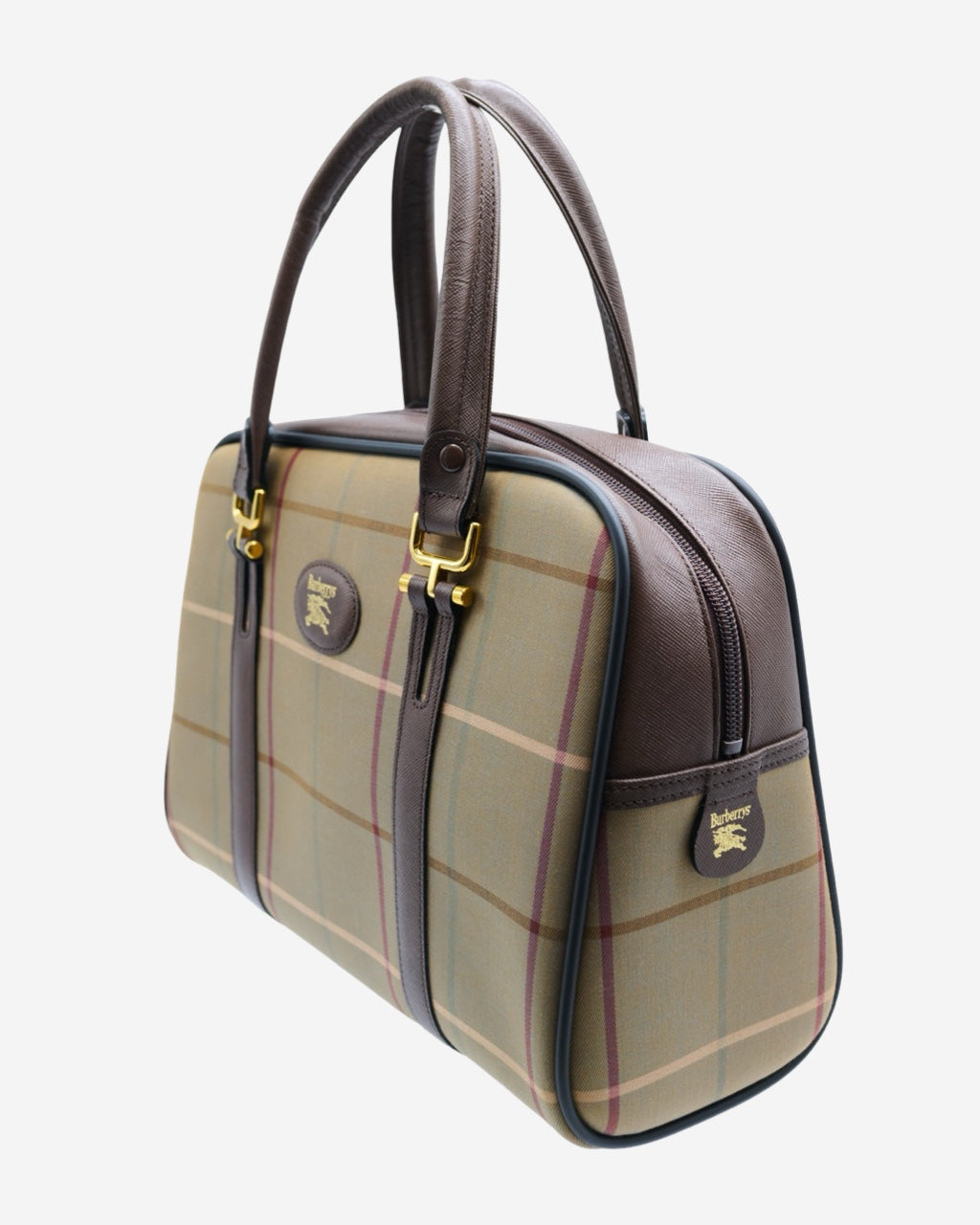 Bolsa Burberry Check Boston Nova