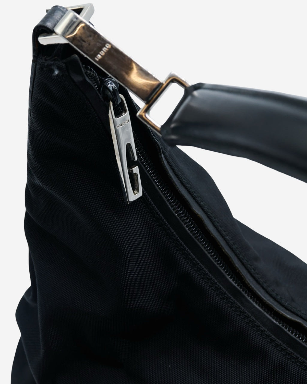 Bolsa Gucci Hobo Nylon Negro