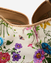 Bolsa Gucci Horsebit Flora Hobo