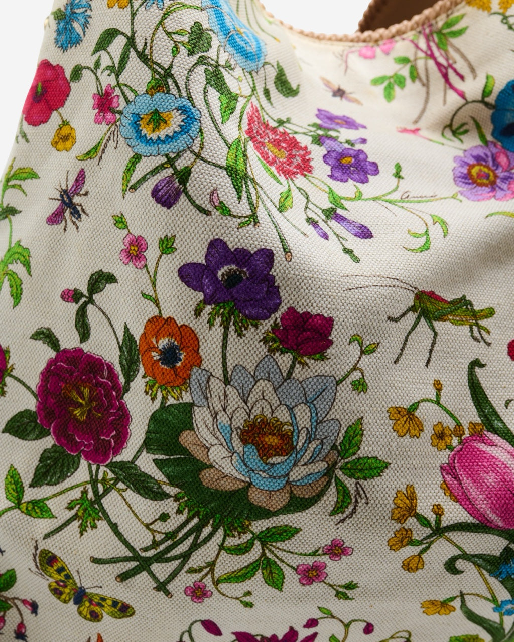 Bolsa Gucci Horsebit Flora Hobo