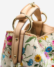 Bolsa Gucci Horsebit Flora Hobo