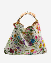 Bolsa Gucci Horsebit Flora Hobo