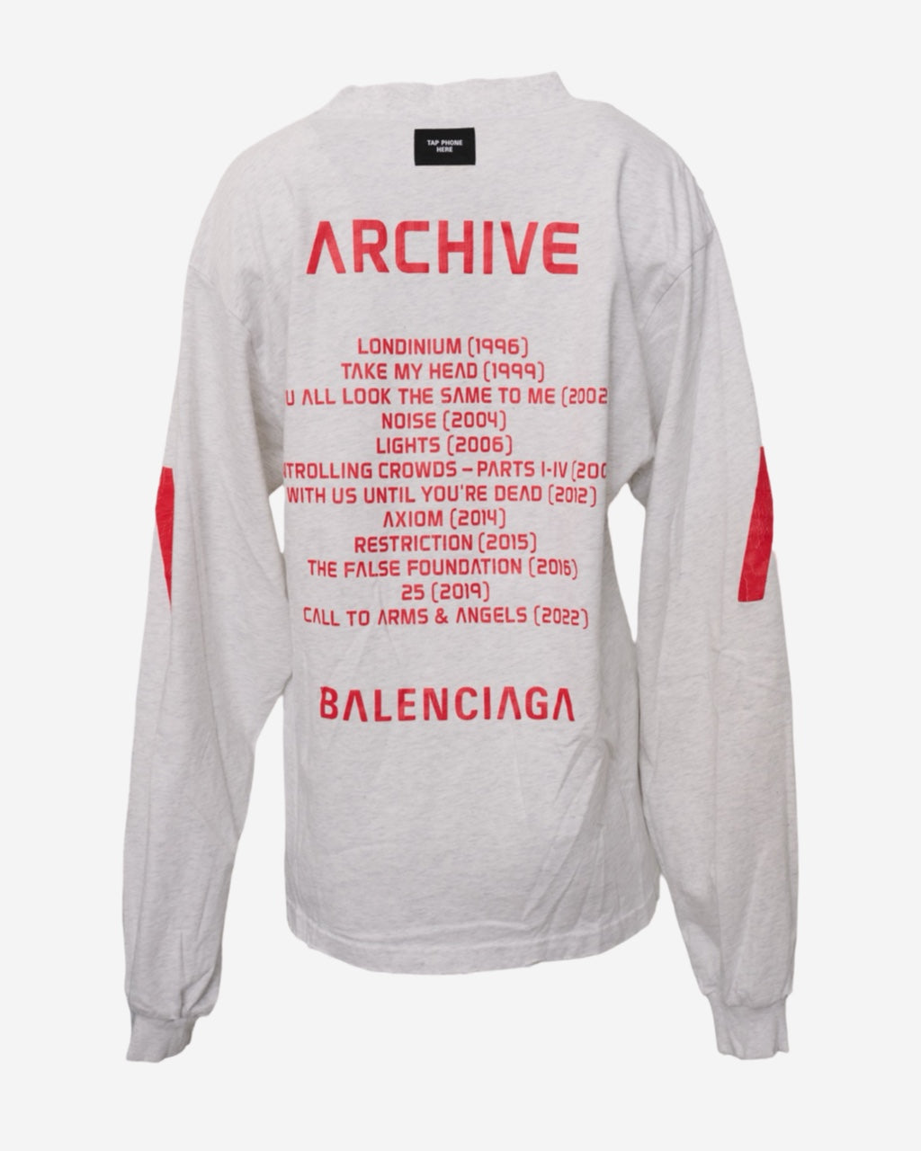 T-Shirt Balenciaga Music Archive XS – Irene Buffa