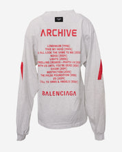 T-Shirt Balenciaga Music Archive XS