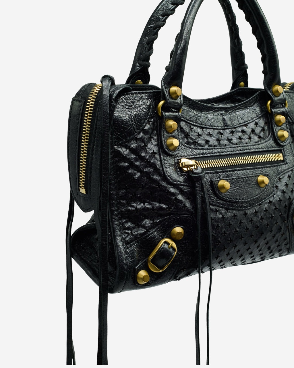 Bolsa Balenciaga City Mini Perforada