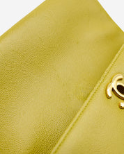 Bolsa Chanel Vintage Chartreuse Caviar 1997-1999