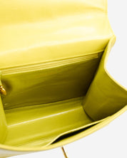 Bolsa Chanel Vintage Chartreuse Caviar 1997-1999