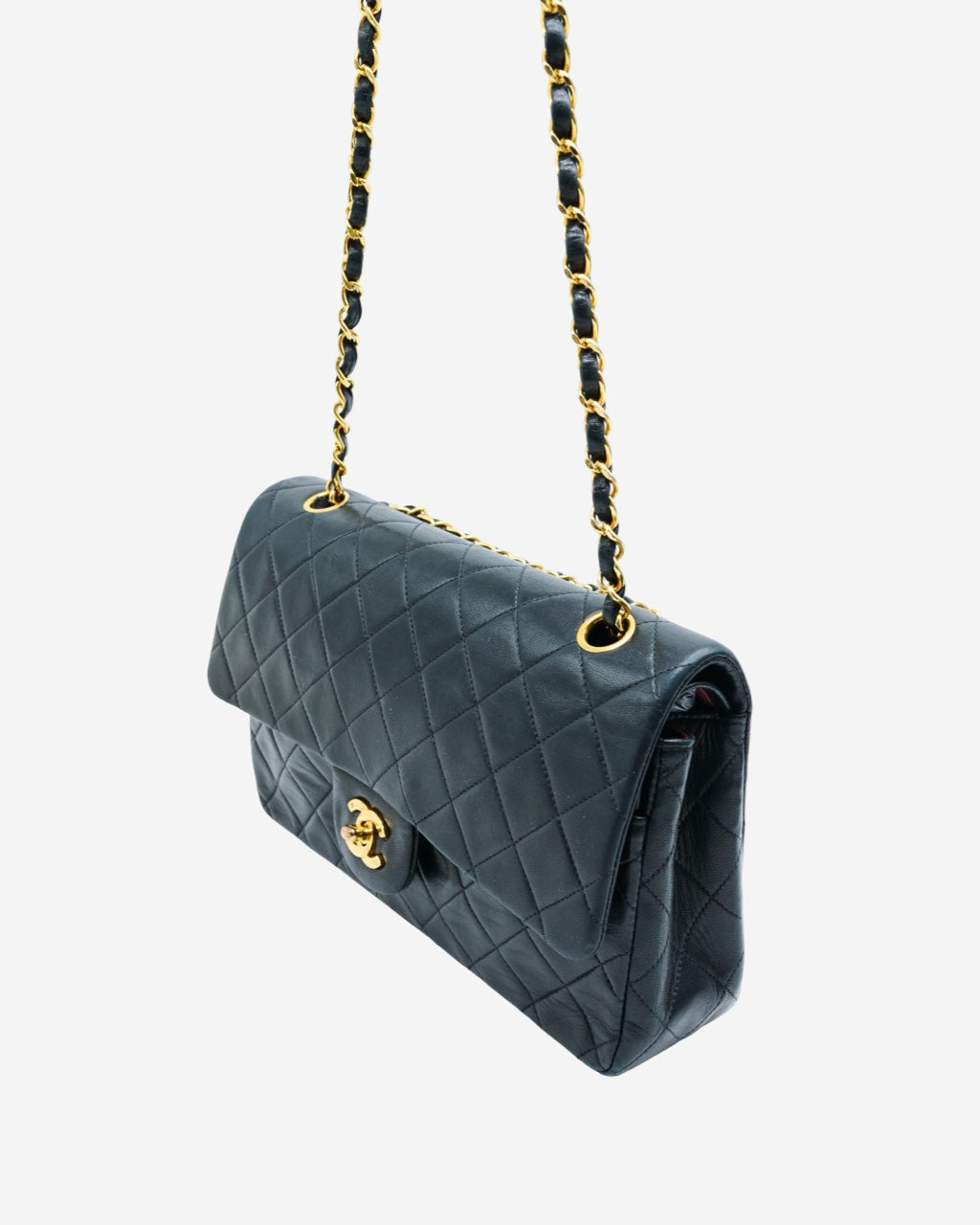Bolsa Chanel Vintage Classic Double Flap 1989-1991