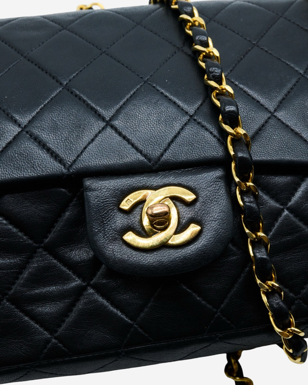 Bolsa Chanel Vintage Classic Double Flap 1989-1991