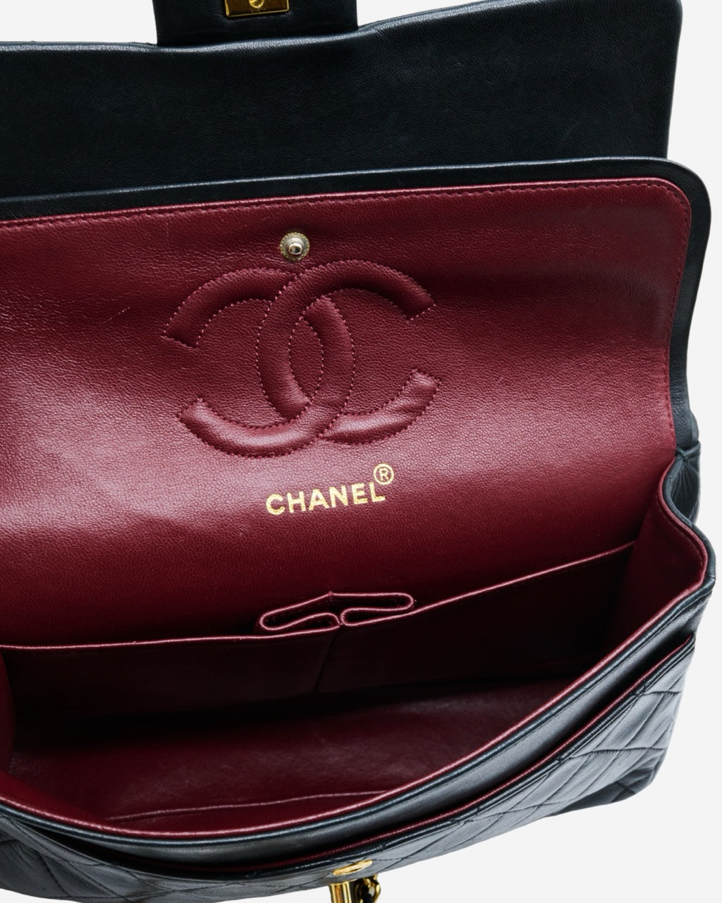 Bolsa Chanel Vintage Classic Double Flap 1989-1991