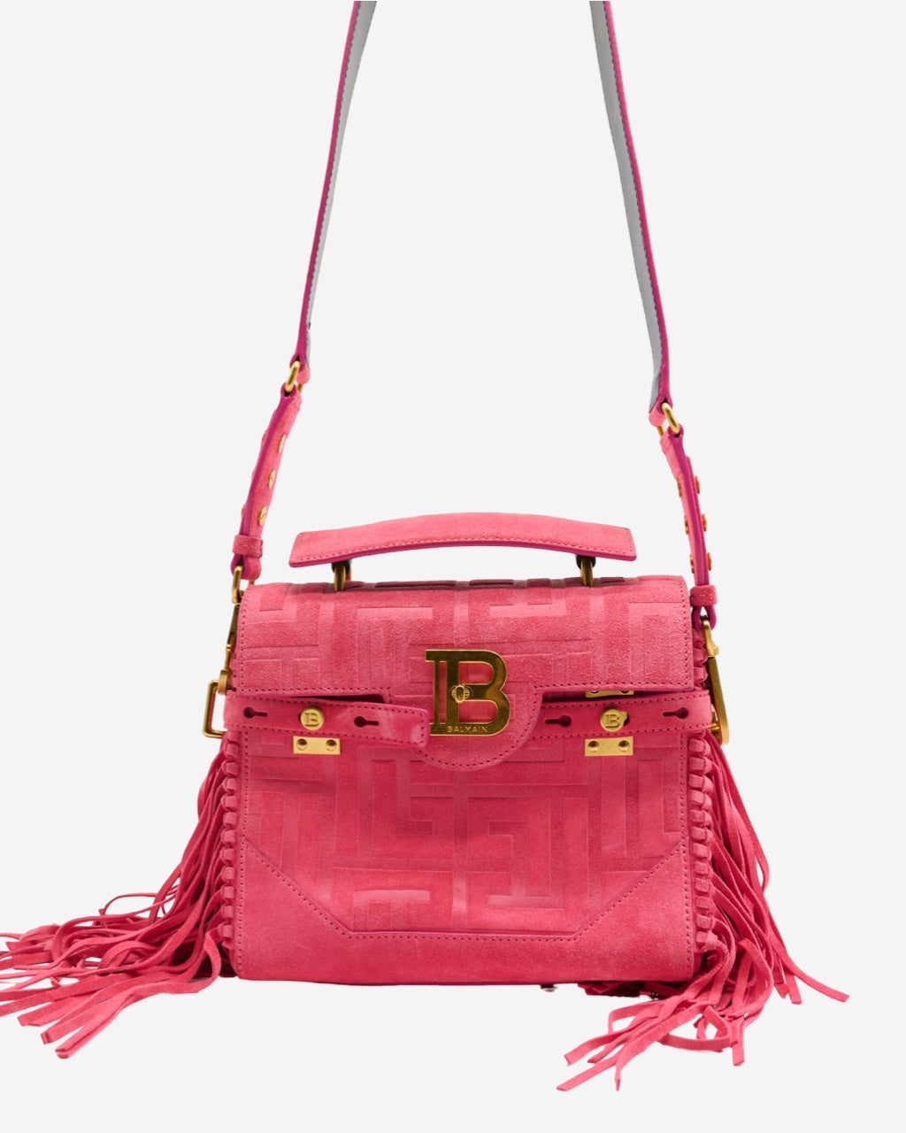 Bolsa Balmain B-Buzz Gamuza