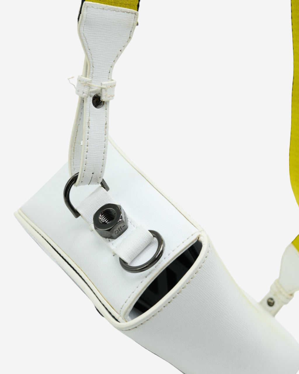 Off White Binder Clip Bag