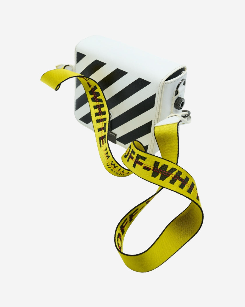 Off White Binder Clip Bag