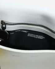 Off White Binder Clip Bag