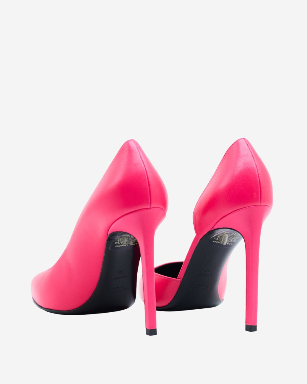 Tacones Saint Laurent Rosa Paris Dorsay 38
