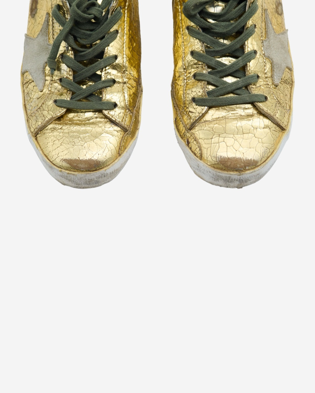 Golden Goose Gold Sneakers 37