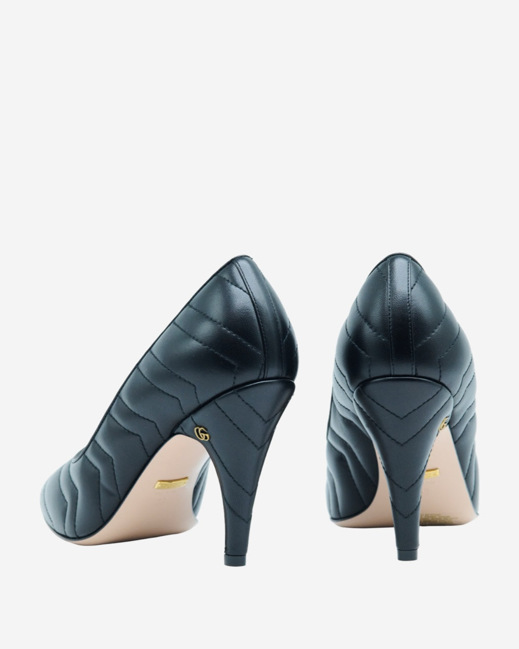 Tacones Gucci Marmont Negros 38