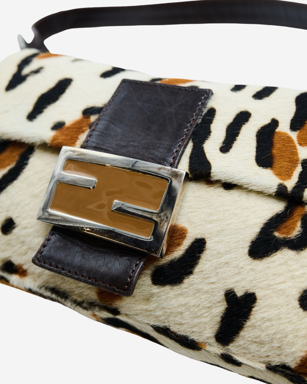 Fendi Baguette Fur Bag