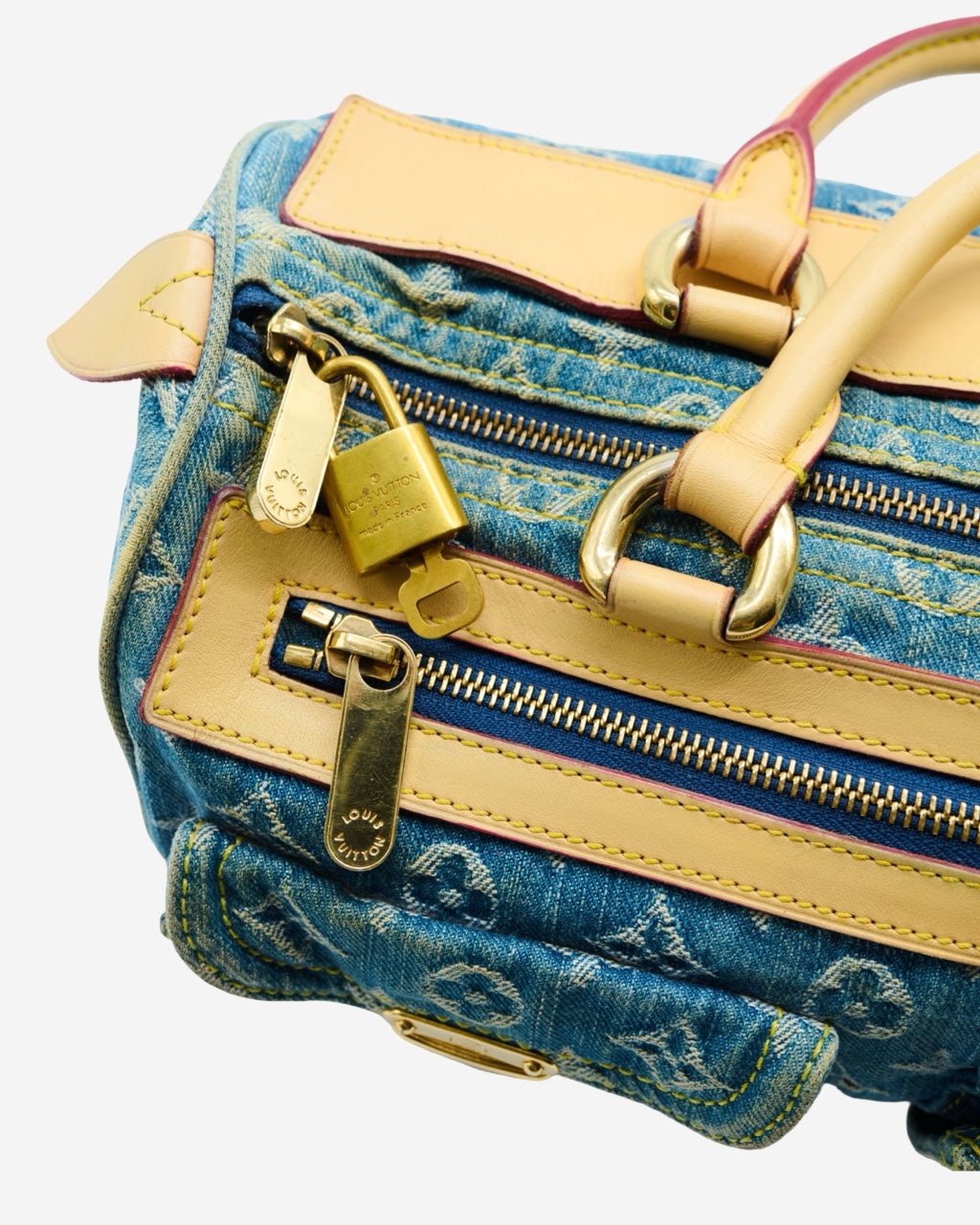 Louis Vuitton Neo Speed Denim Bag 2005