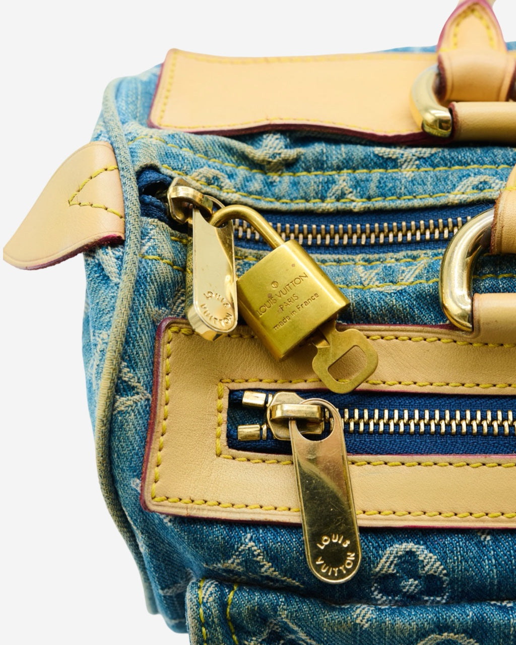 Louis Vuitton Neo Speed Denim Bag 2005