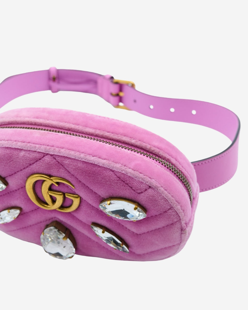 Cangurera Gucci Marmont Rhinestones