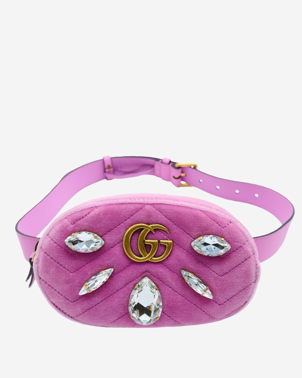 Cangurera Gucci Marmont Rhinestones