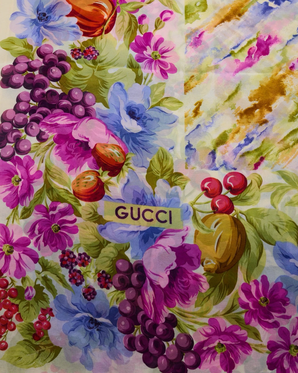 Gucci Floral Scarf