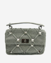 Valentino Roman Stud Knit Bag