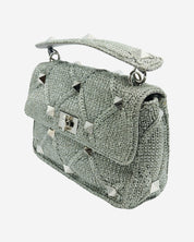 Valentino Roman Stud Knit Bag