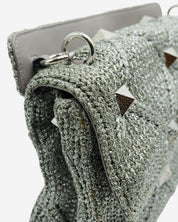 Valentino Roman Stud Knit Bag