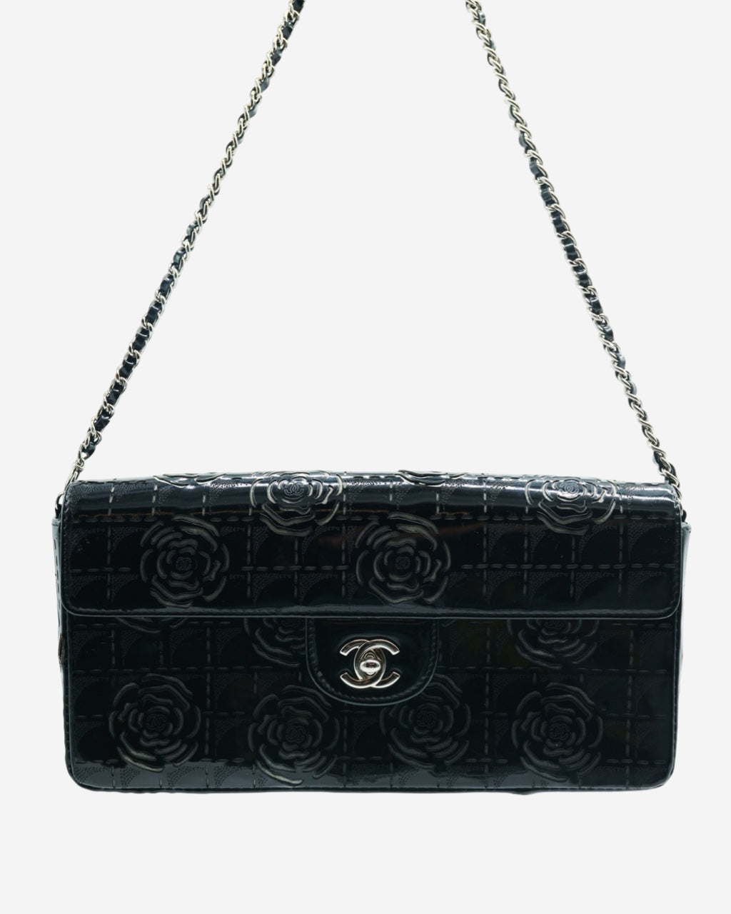 Chanel East West Camellia Limited Edition Bag 2002-2003