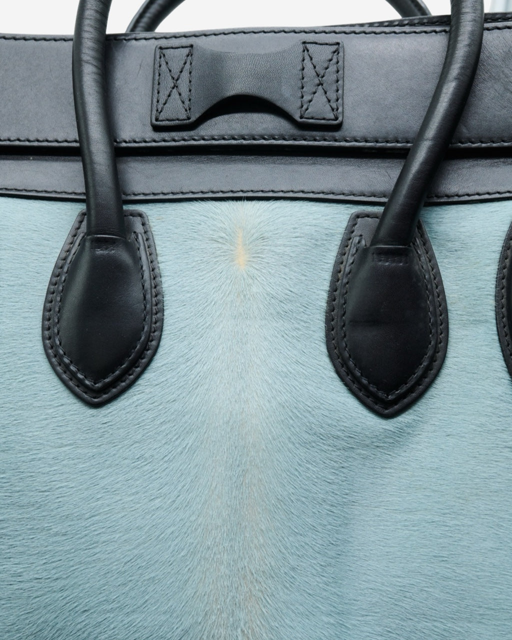 Bolsa Celine Luggage Mini Fur