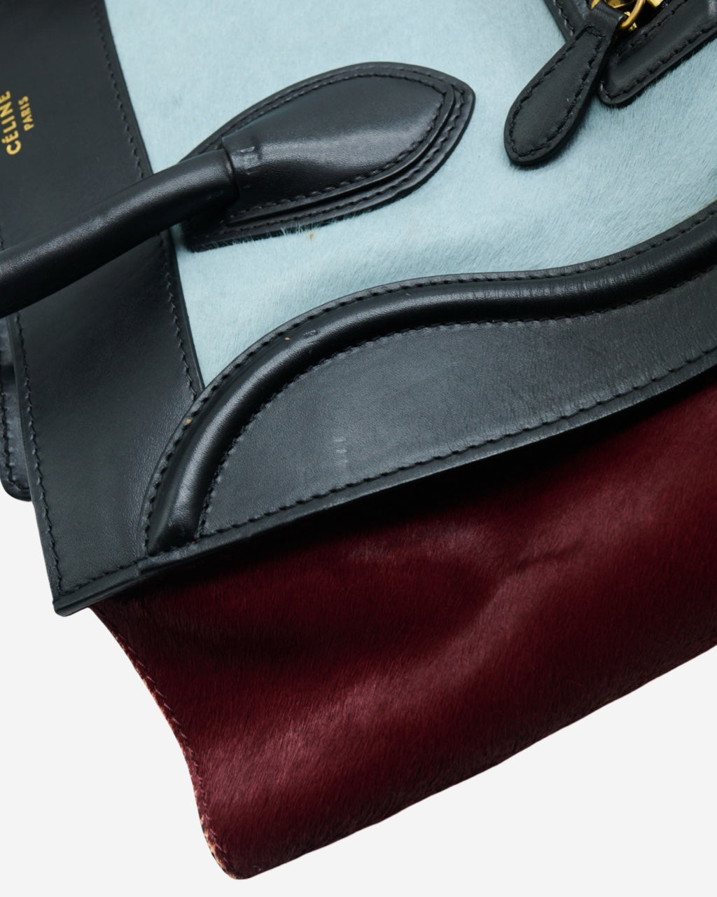 Bolsa Celine Luggage Mini Fur