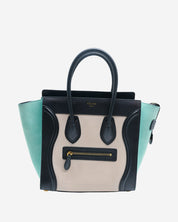 Celine Micro Luggage Tricolor Bag 2017