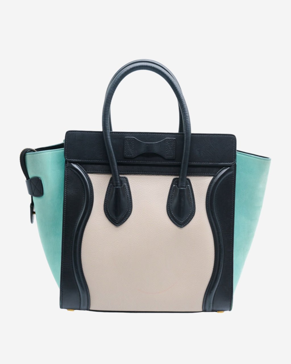 Celine Micro Luggage Tricolor Bag 2017