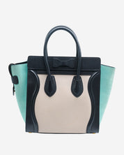 Celine Micro Luggage Tricolor Bag 2017