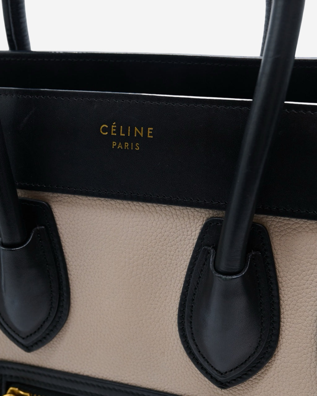 Celine Micro Luggage Tricolor Bag 2017