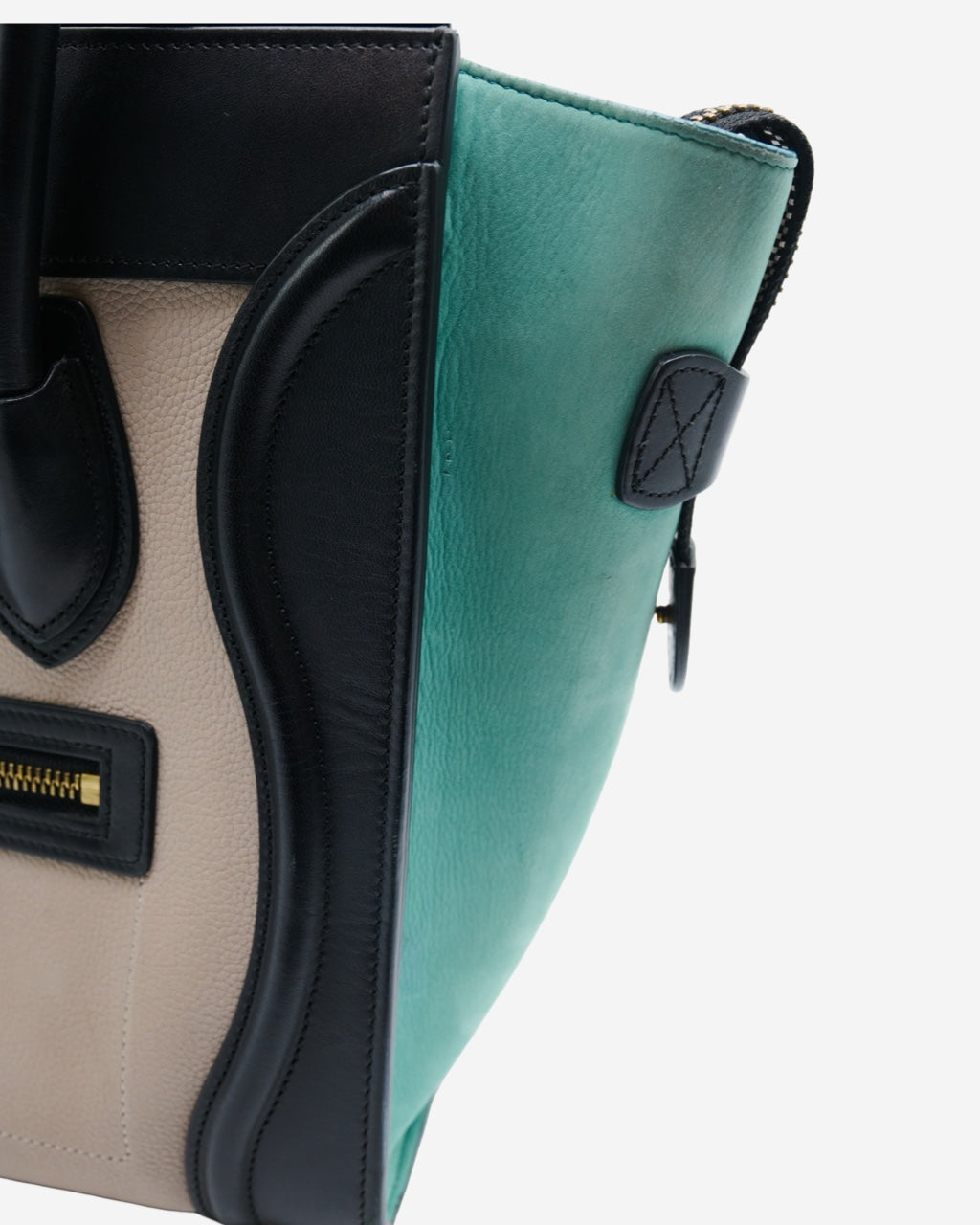 Celine Micro Luggage Tricolor Bag 2017