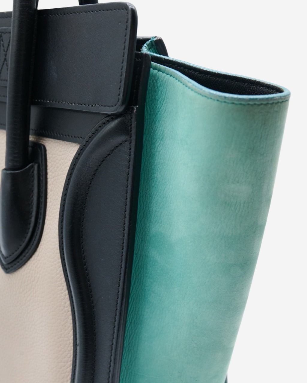 Celine Micro Luggage Tricolor Bag 2017