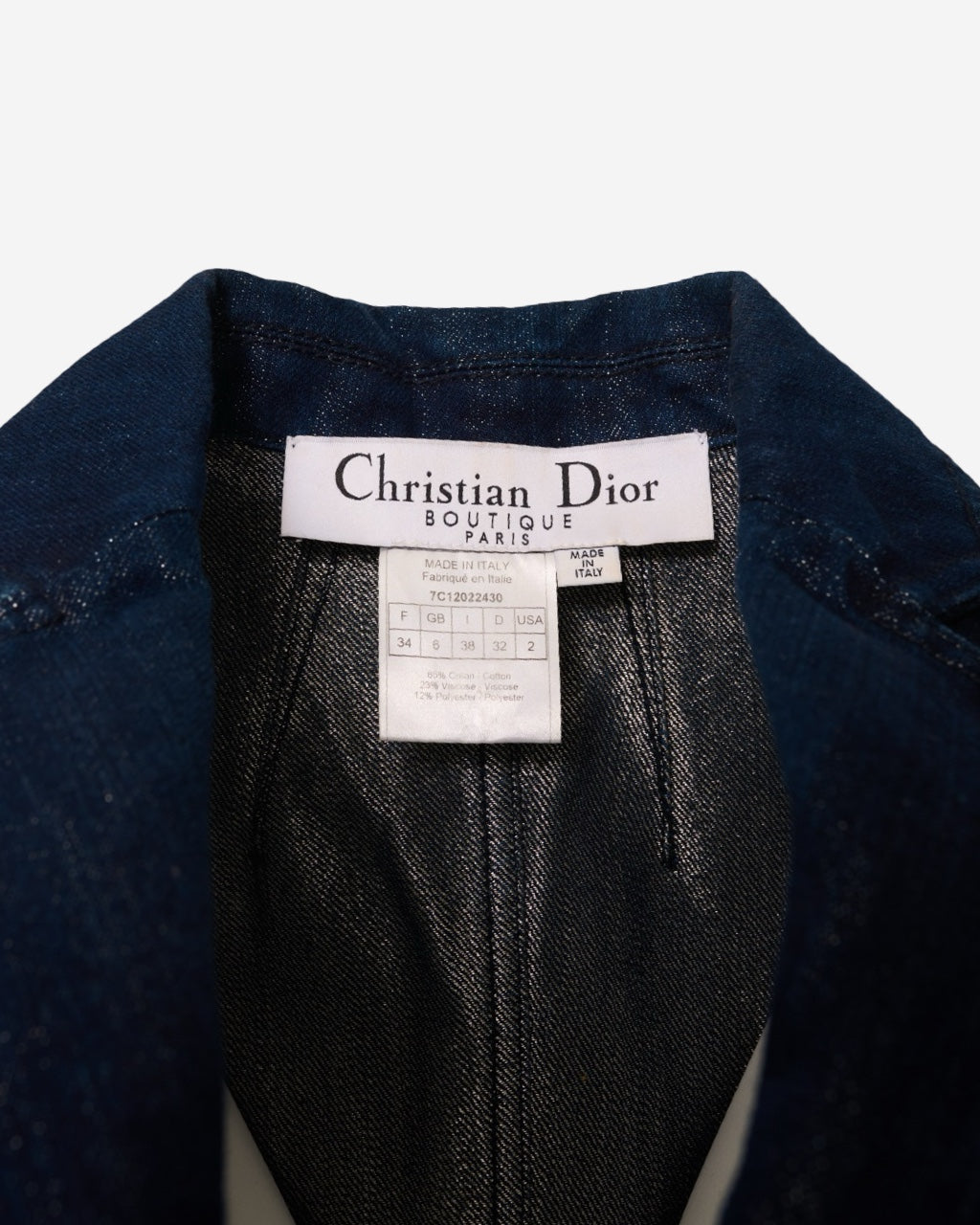 Dior Denim Blazer John Galliano 38 IT