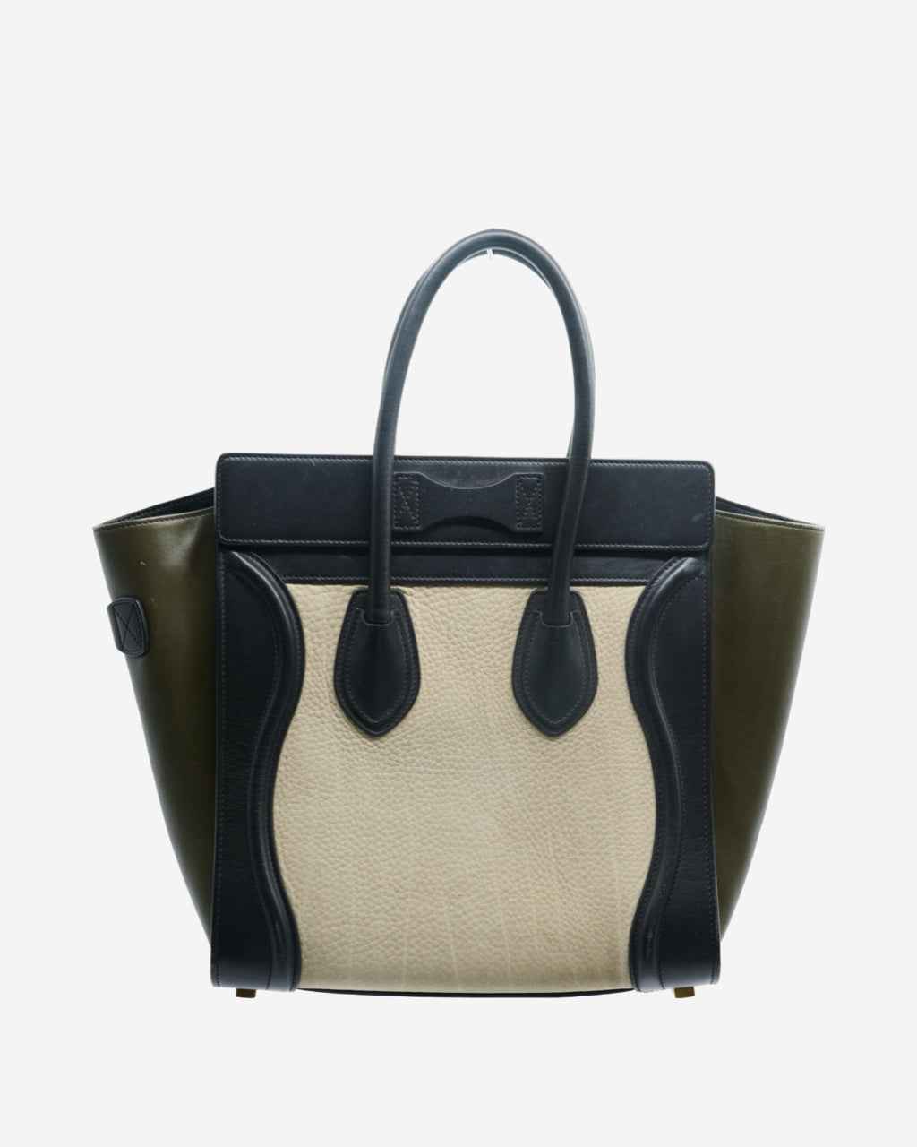 Celine Micro Luggage Tricolor Bag 2014