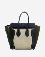 Celine Micro Luggage Tricolor Bag 2014